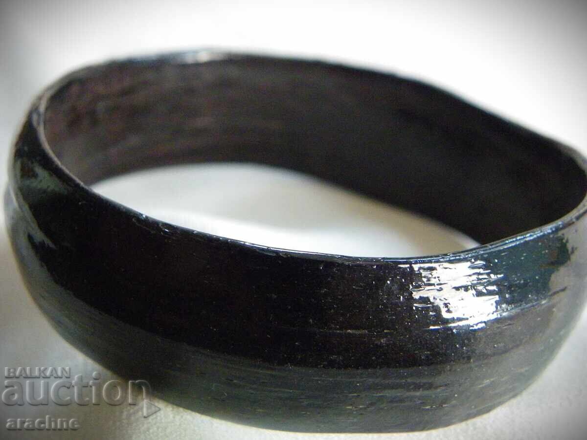 Brățară veche de sticlă otomană Brățară veche de sticlă otomană