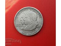 USA-1/2 Dollar 1923-Monroe & Adams-Silver