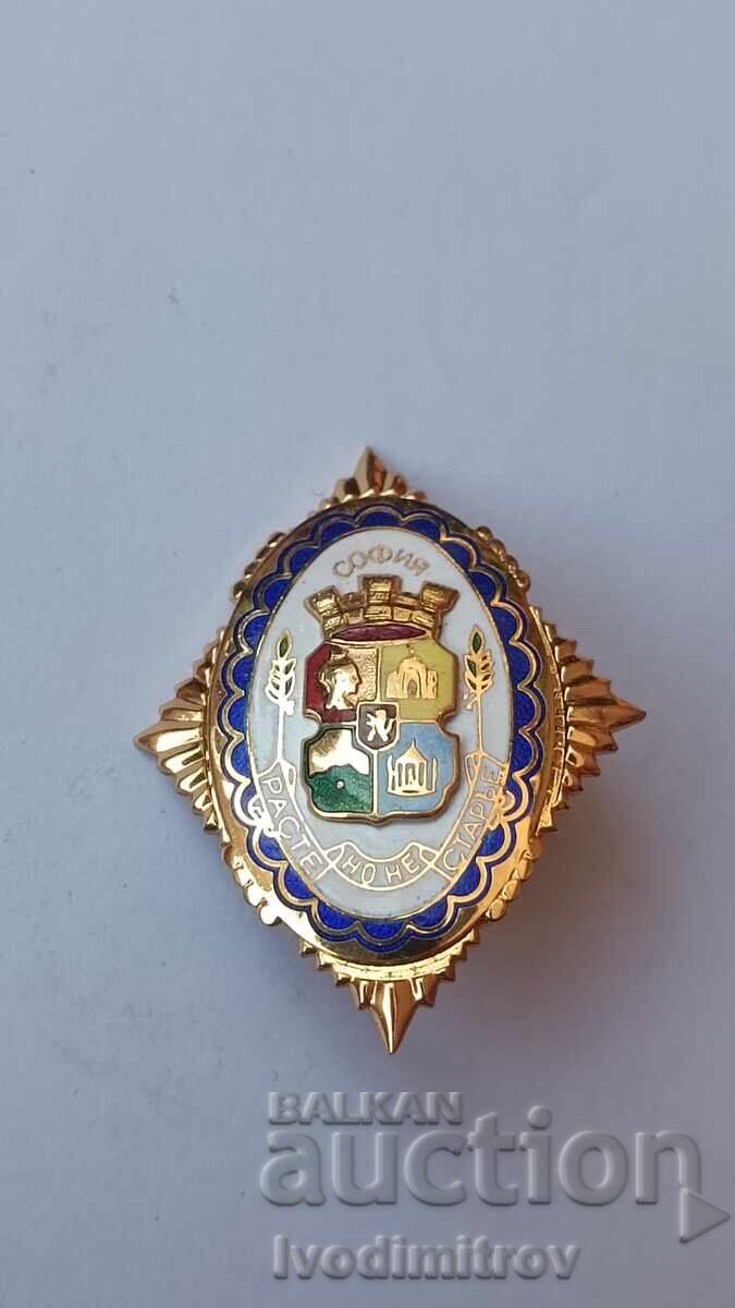 Sofia badge Grows but doesn't age - gold with price 137.65 BGN | € 70.38 Sofia badge Grows but doesn't age - gold with price 137.65 BGN | € 70.38