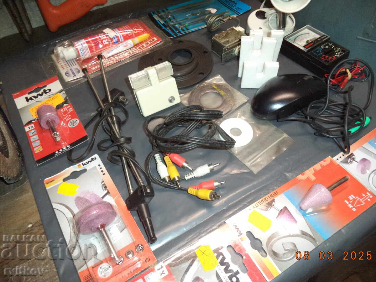 Lot of tools and technical parts with price 20.00 BGN | € 10.23 Lot of tools and technical parts with price 20.00 BGN | € 10.23