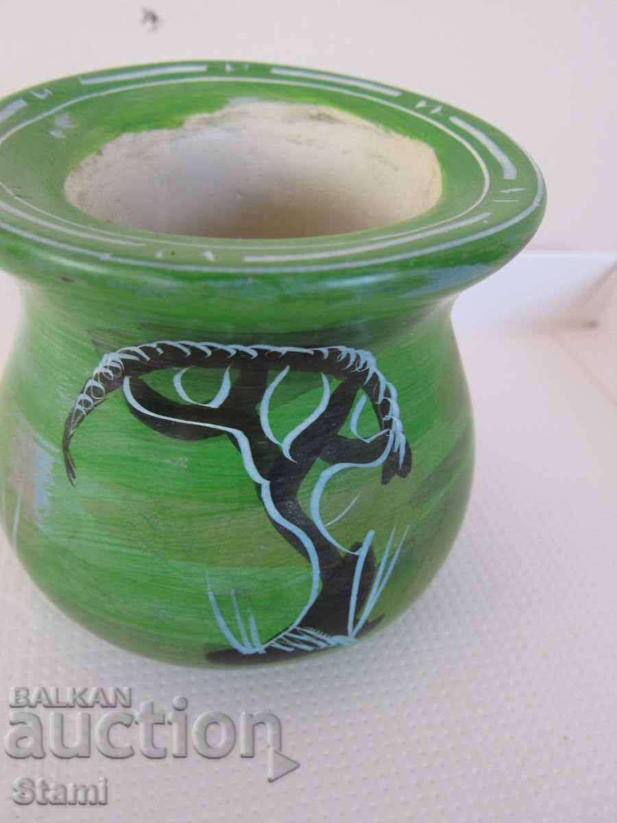 Доставка на Декоративно яйце с поставка, изработено от сапунен камък Доставка на Декоративно яйце с поставка, изработено от сапунен камък