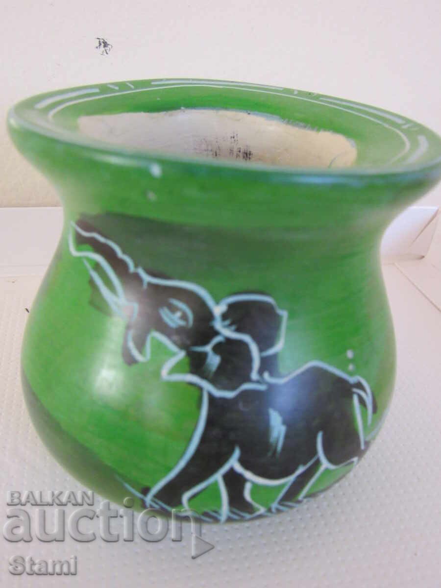 Декоративно яйце с поставка, изработено от сапунен камък - 5 Декоративно яйце с поставка, изработено от сапунен камък - 5