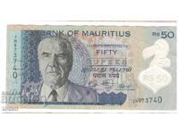 Mauritius-50 Rupees-2021-P# 65b-Polymer