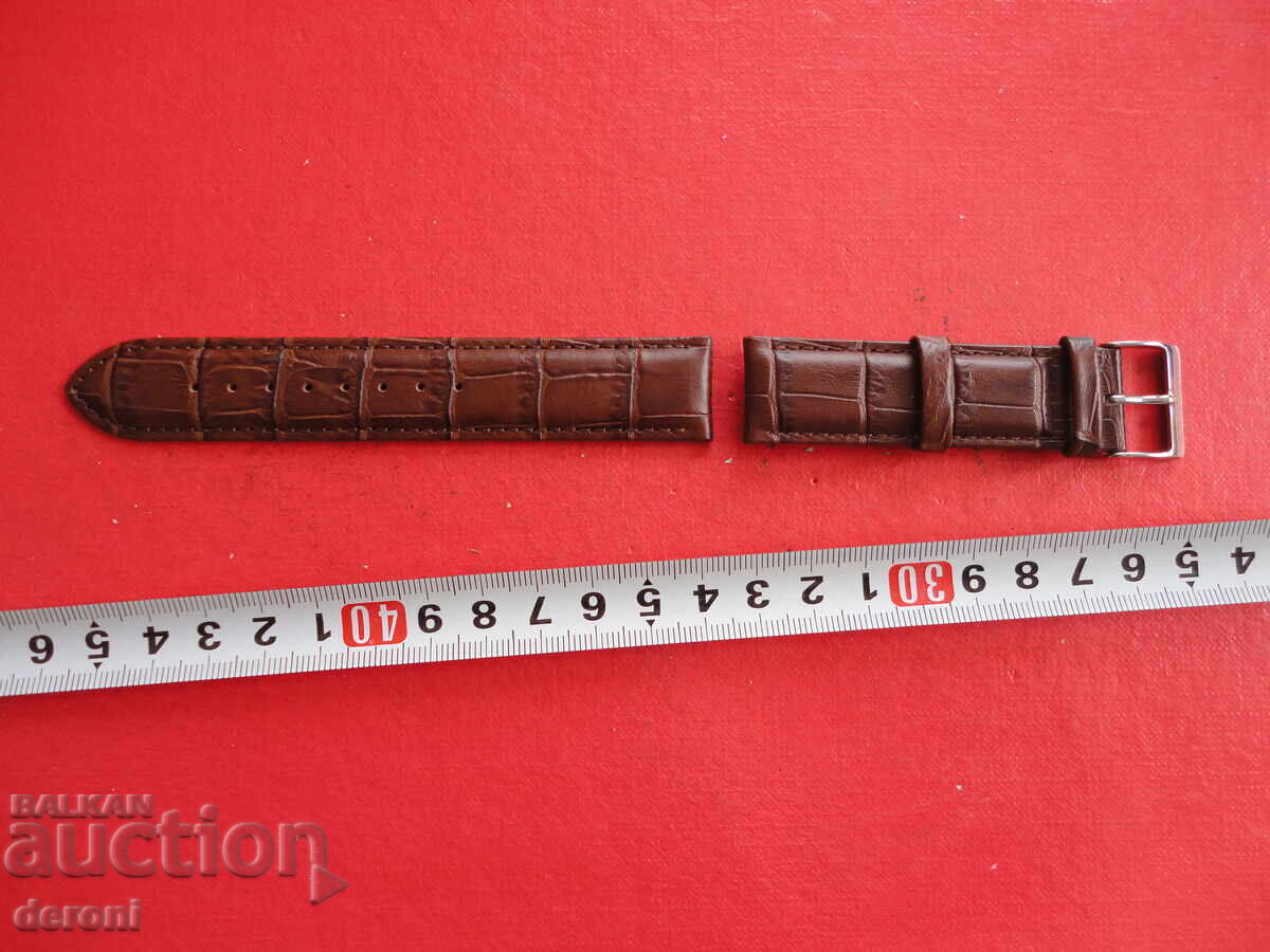 Auction Leather Chain Watch Strap 24 Auction Leather Chain Watch Strap 24