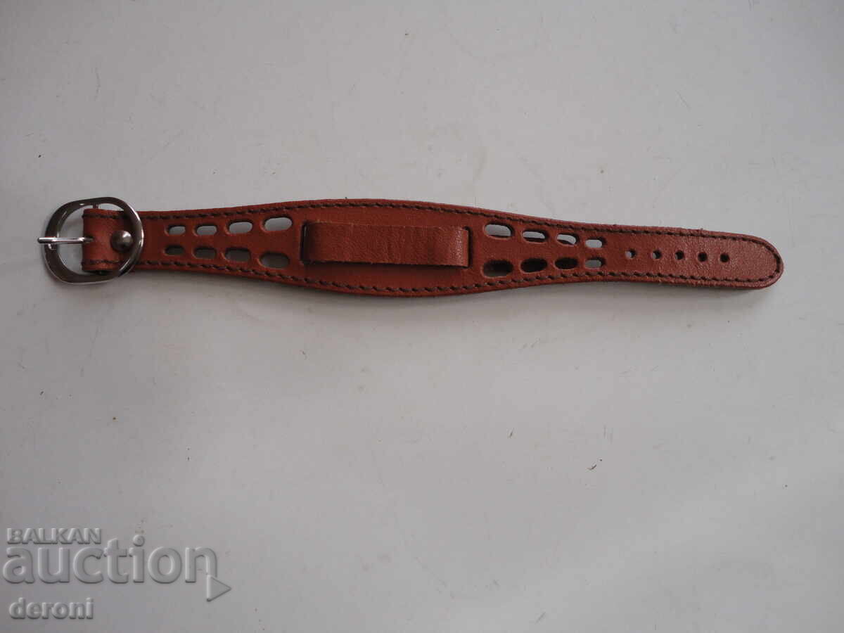 Openwork leather chain watch strap 26 with price 25.00 BGN | € 12.78
