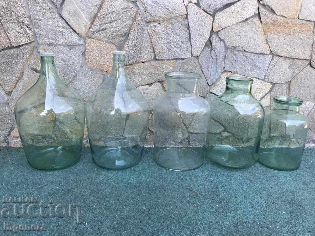 RACKEY CARAVAN, THICK GLASS FROM THE 60S - 10 LITERS - 6 RACKEY CARAVAN, THICK GLASS FROM THE 60S - 10 LITERS - 6