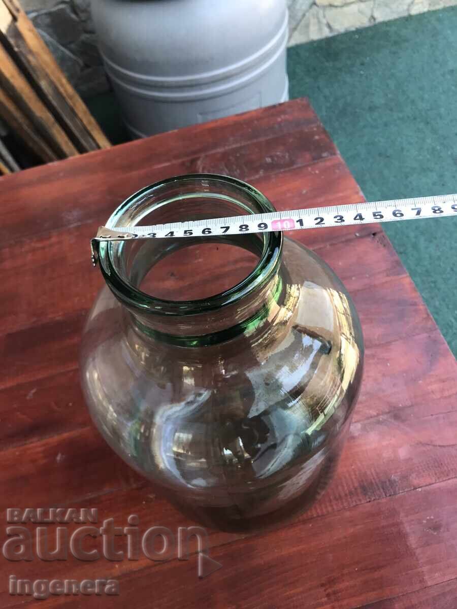 Auction GLASS JAR 8 LITERS FOR PICKLES FROM THE EARLY SOC Auction GLASS JAR 8 LITERS FOR PICKLES FROM THE EARLY SOC