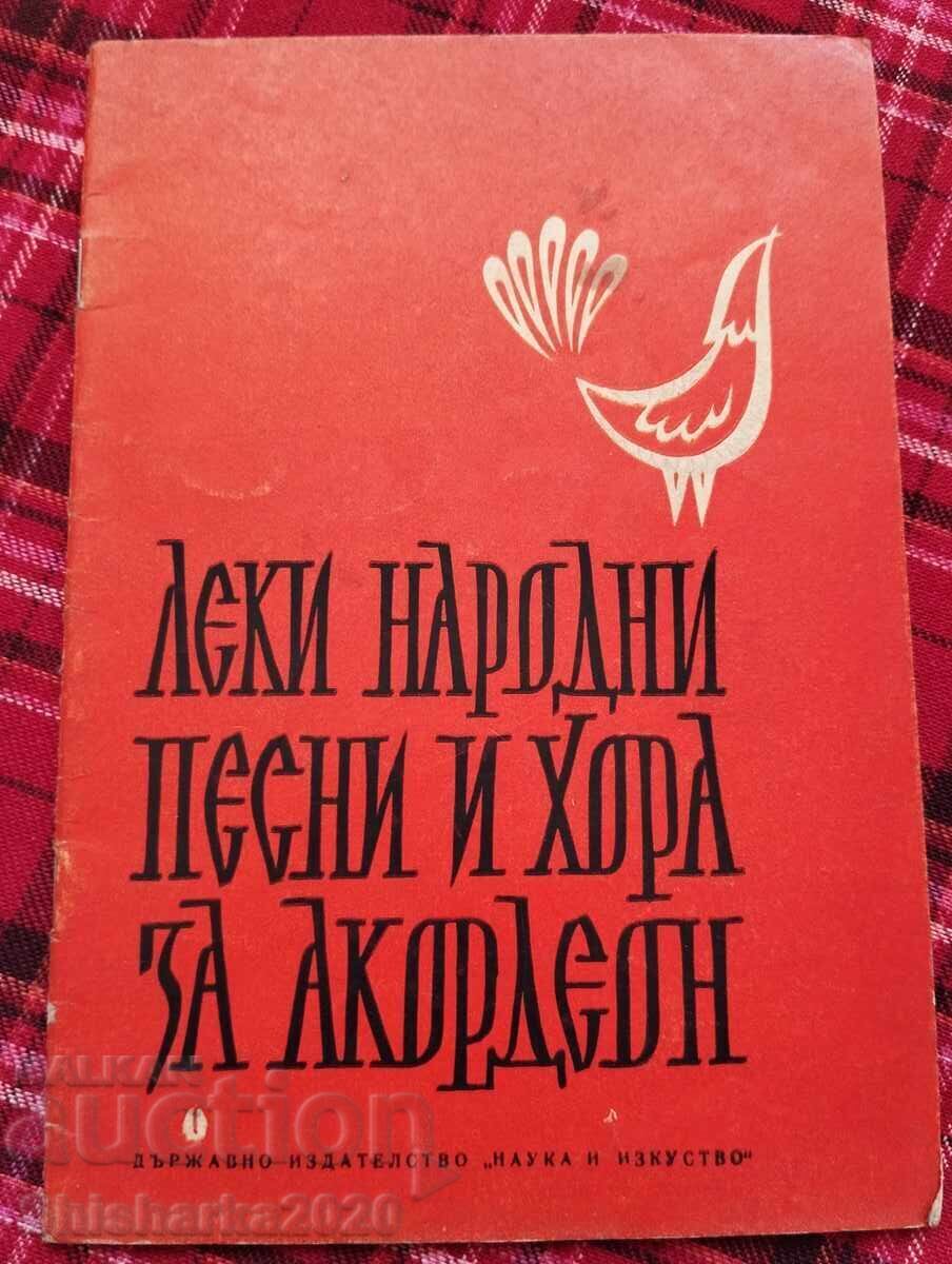 Light folk songs for choir and accordion