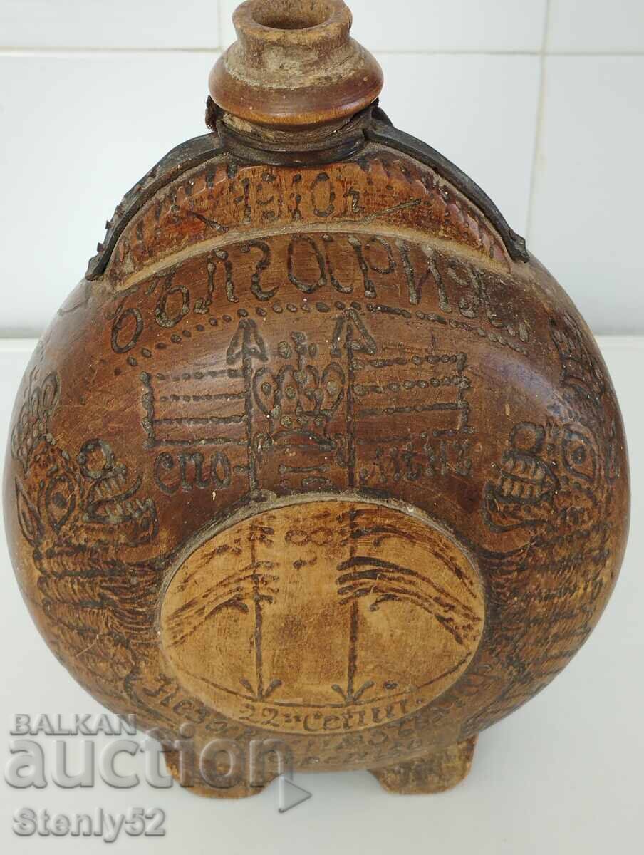 Old wooden box from 1910. Old wooden box from 1910.