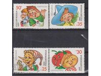 Clean stamps Children's Book Characters 1992 from Russia