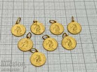 7 Religious pendants Maria Bosco