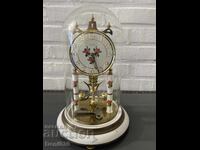 Unique old mechanical German table clock Kucfucst