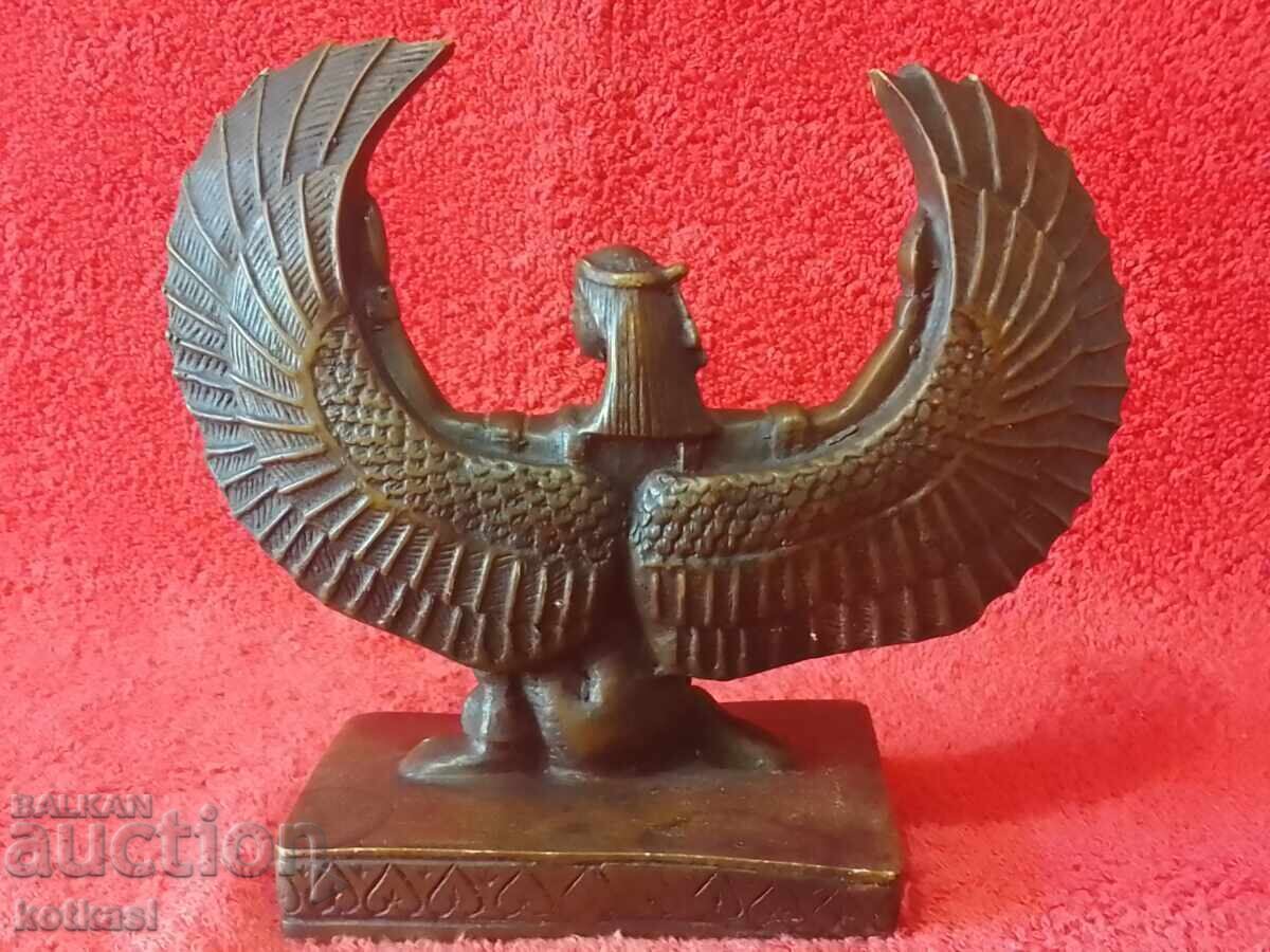 Delivery of Old souvenir Figure of the Goddess Maat from ancient Egypt Delivery of Old souvenir Figure of the Goddess Maat from ancient Egypt