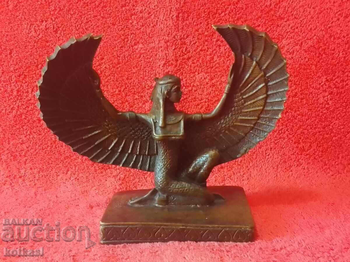 Old souvenir Figure of the Goddess Maat from ancient Egypt Old souvenir Figure of the Goddess Maat from ancient Egypt
