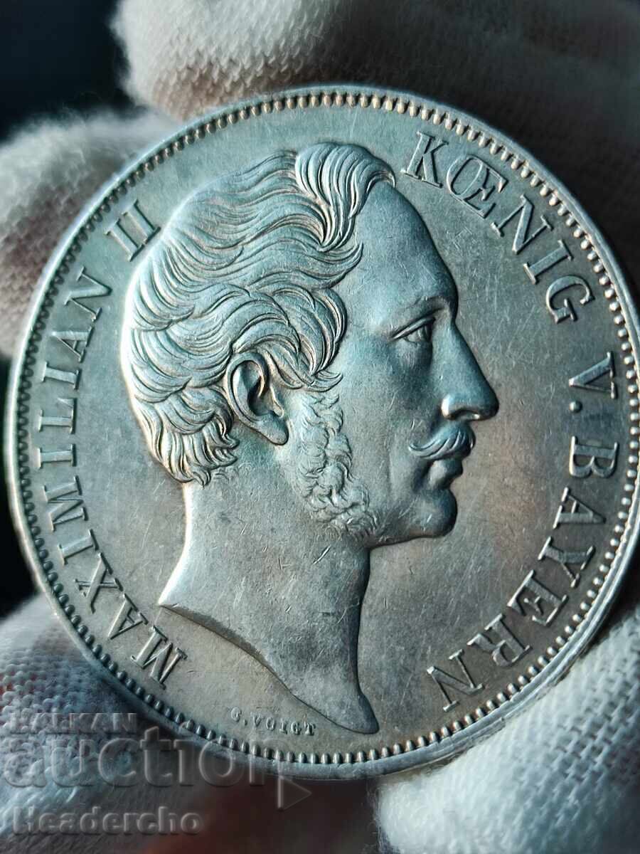 2 guilders 1855, Germany (Bavaria) silver 2 guilders 1855, Germany (Bavaria) silver