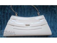 Women's clutch bag, white