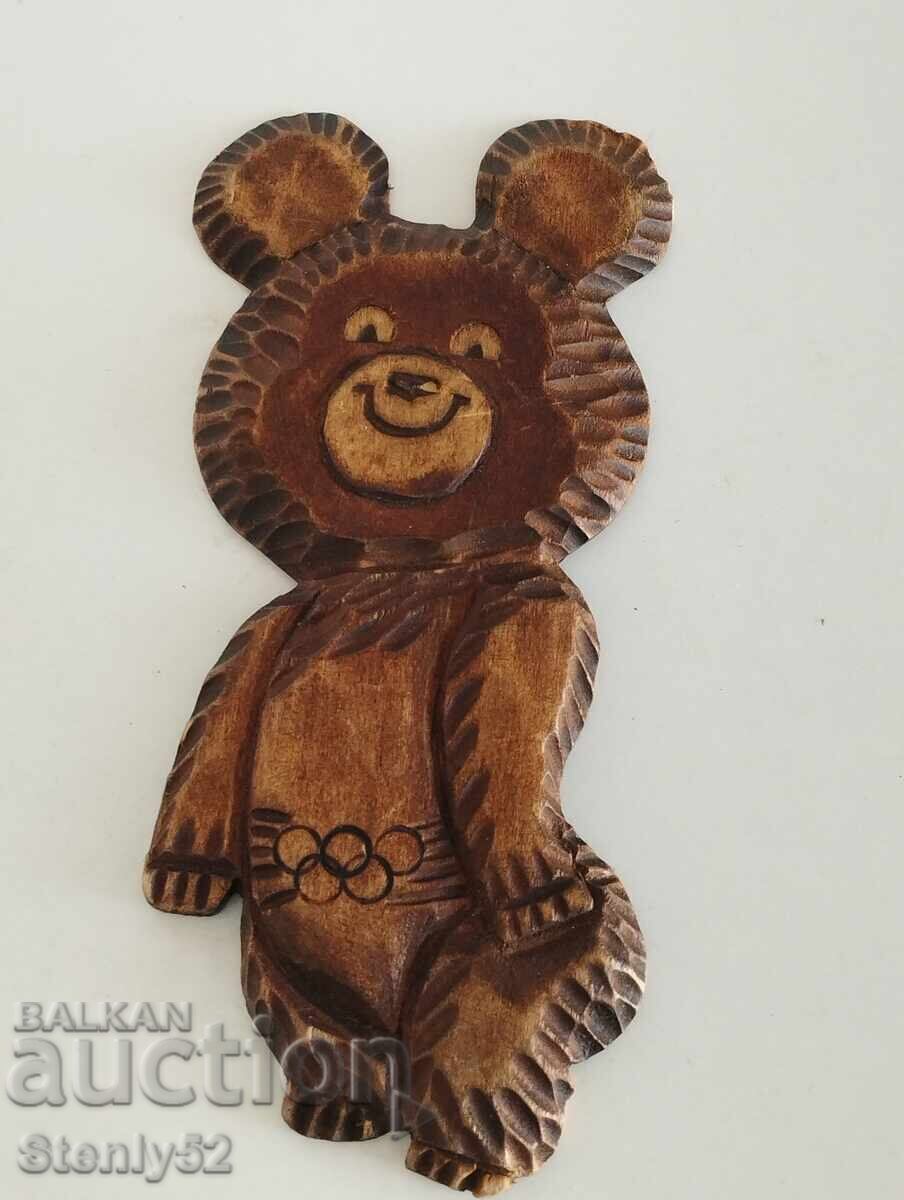 Wooden Bear Souvenir Talisman of the Moscow-80 Olympics Wooden Bear Souvenir Talisman of the Moscow-80 Olympics