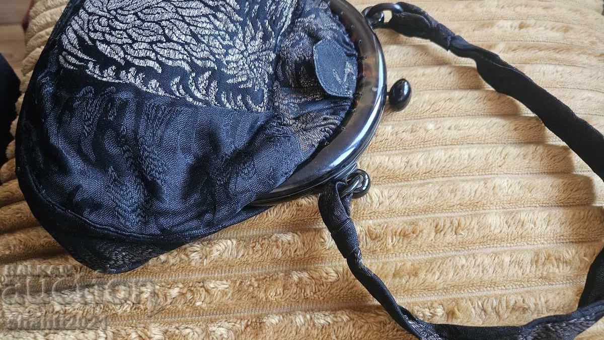 Auction 40s Vintage women's handbag fabric Auction 40s Vintage women's handbag fabric