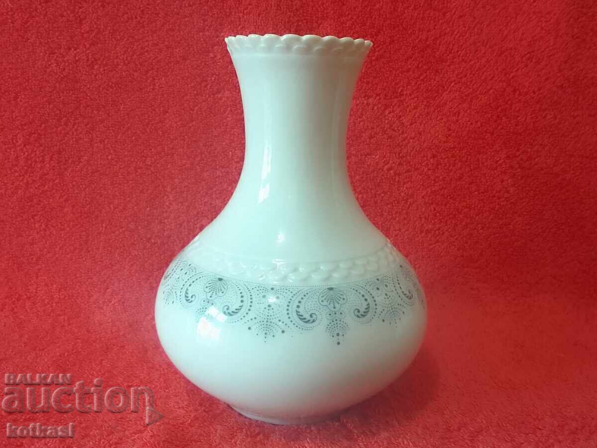 Old porcelain vase Hutschenreuther Tirschenreuth embossed Old porcelain vase Hutschenreuther Tirschenreuth embossed