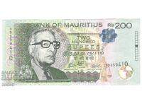 Mauritius-200 Rupees-2023-P# 61e-Hârtie