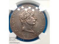 Louis Napoleon 1808 50 Stivera Olanda NGC AU 50 Ag