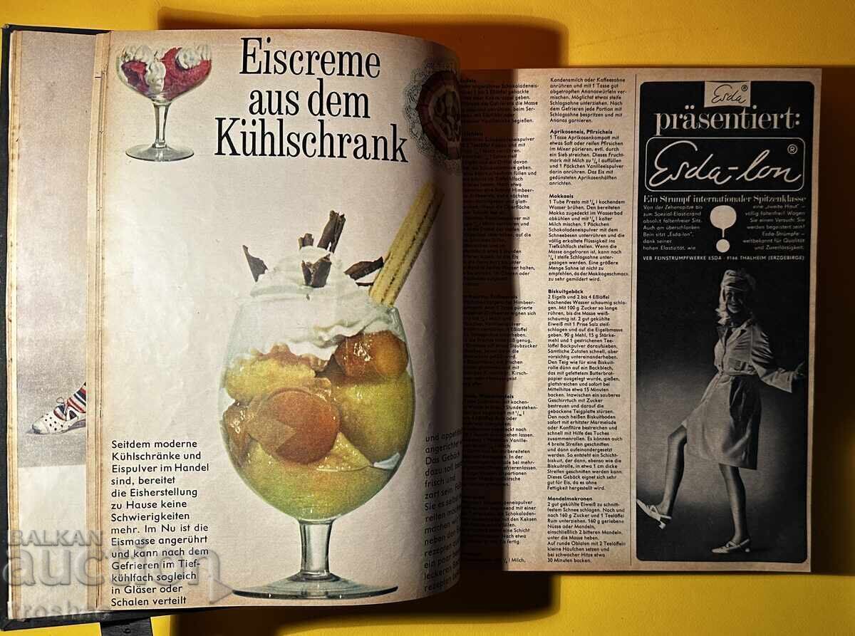 Old Folder with Fashion Magazines Pramo 15 pcs. 1968 - 6 Old Folder with Fashion Magazines Pramo 15 pcs. 1968 - 6