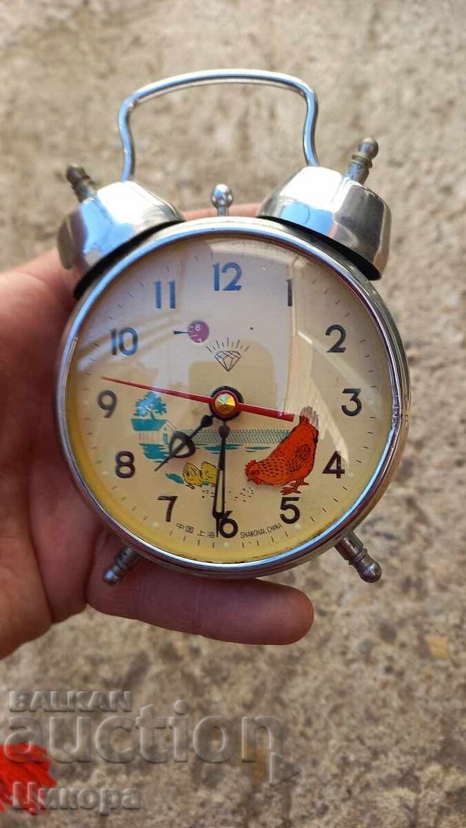 OLD CHINESE ANIMATED ALARM CLOCK