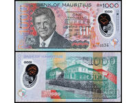 ❤️ ⭐ Мавриций 2024 1000 рупии полимер UNC нова ⭐ ❤️