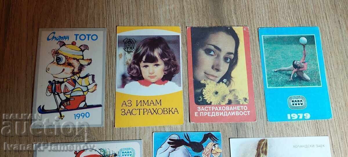 Licitație Calendare pentru colecționari 7 piese Licitație Calendare pentru colecționari 7 piese