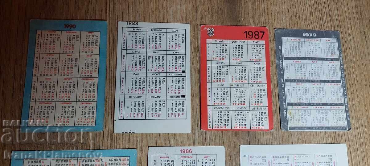 Calendare pentru colecționari 7 piese - 7