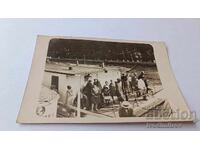 Sister Cibar Men, women and children on a steamboat on the Danube River 1929