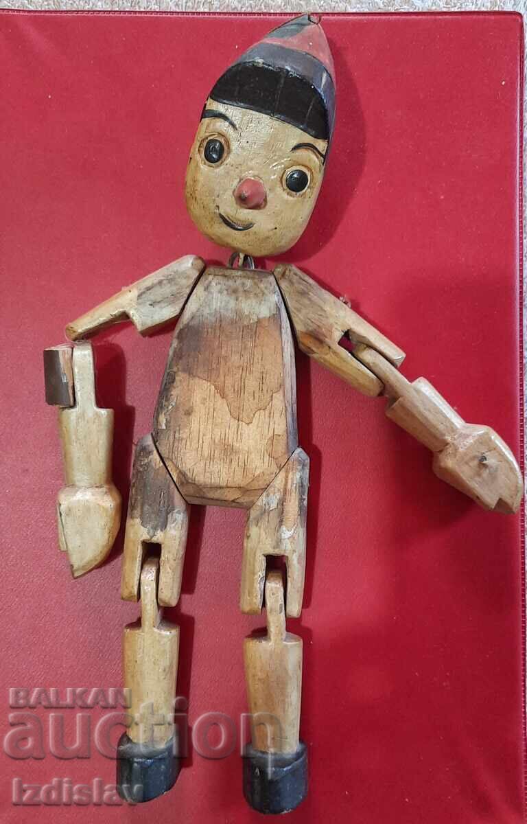 Collectible Old Wooden Pinocchio Doll Collectible Old Wooden Pinocchio Doll