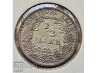 1/2 mark 1906 Germany