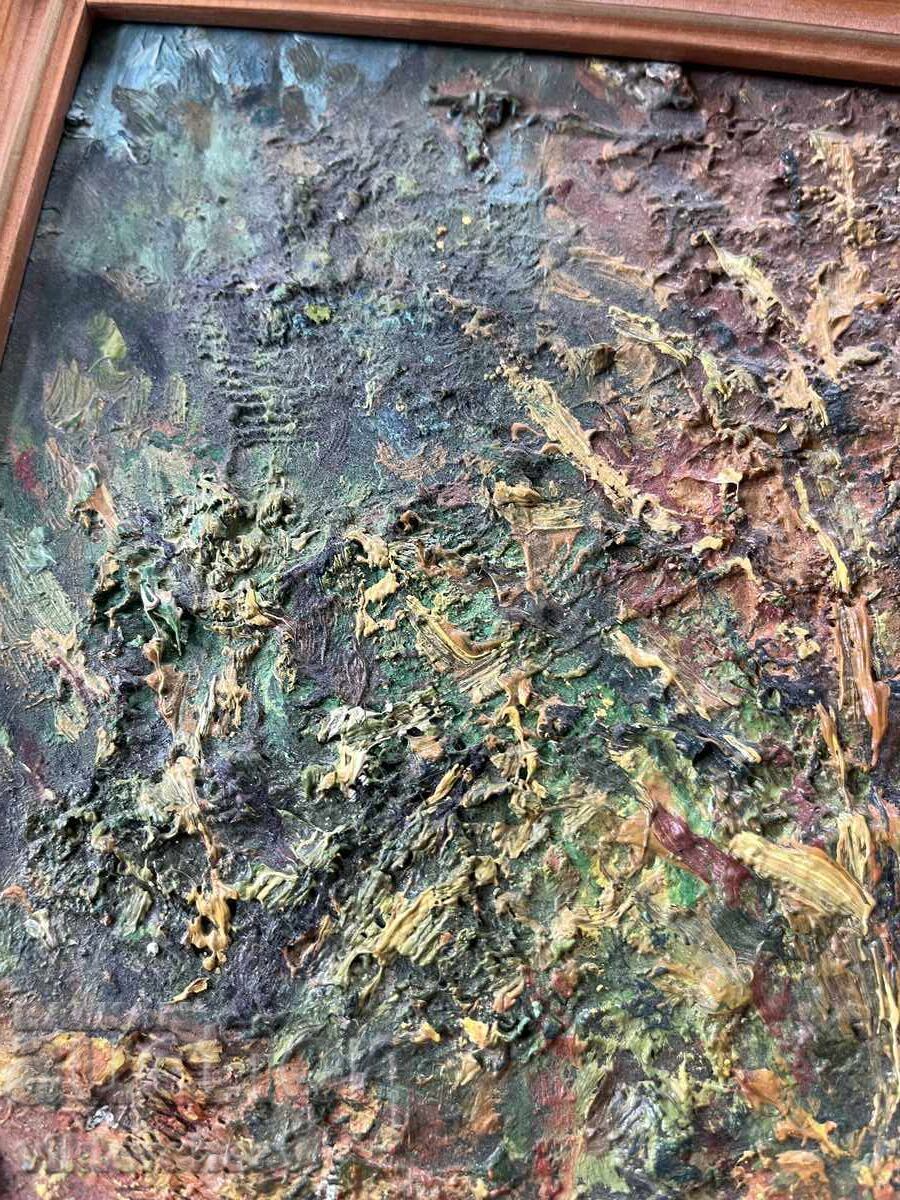 Auction Lilia Ruseva painting - “The Yellow Bush” Auction Lilia Ruseva painting - “The Yellow Bush”