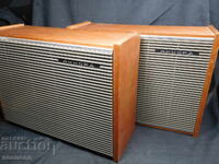 BZC OLD RETRO SOC SPEAKERS FROM GRAMOPHONE AKORD