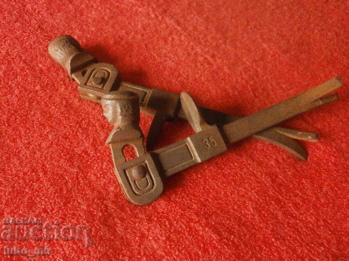 ANTIQUE GERMAN WINDOW COVER STOPPERS - 5