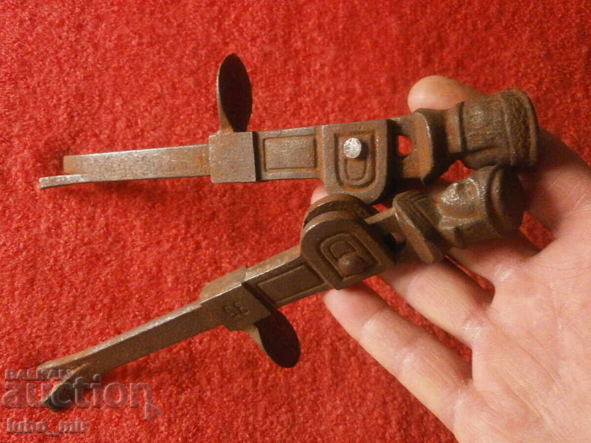 ANTIQUE GERMAN WINDOW COVER STOPPERS - 6