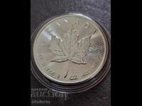 Argint 1 oz. frunza de arțar canadian