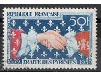 1959. Franţa. 300 de ani de la Tratatul Pirineilor.