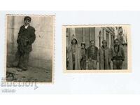 Burgas street types circa 1940 2 original photos