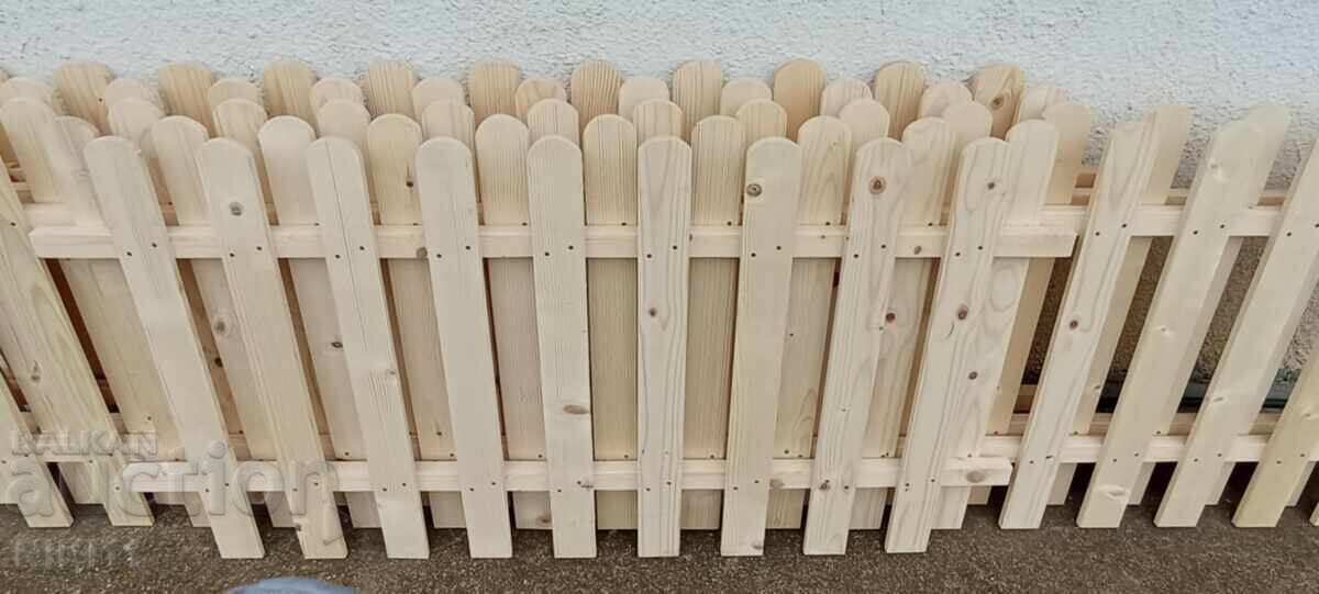 Gard din lemn pentru loc de joaca, curte, stabiliment oras cu preț 29.00 BGN | € 14.83