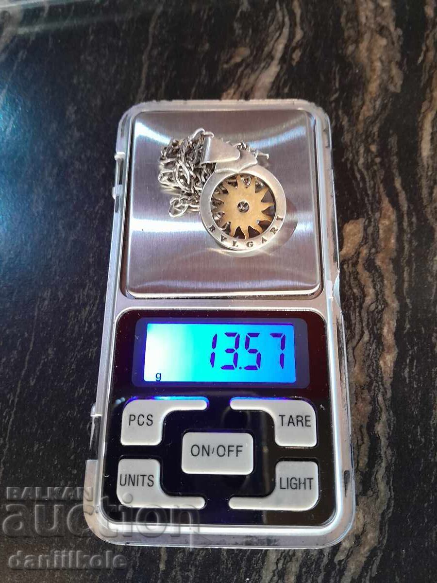 *$*Y*$* SILVER CHAIN BVLGARI BULGARI SUN SUPER *$*Y*$* - 7 *$*Y*$* SILVER CHAIN BVLGARI BULGARI SUN SUPER *$*Y*$* - 7