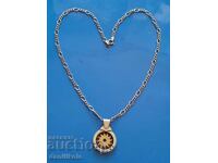 *$*Y*$* LANȚ DE ARGINT BVLGARI BULGARI SUN SUPER *$*Y*$*