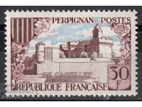 1959. France. Perpignan Castle.