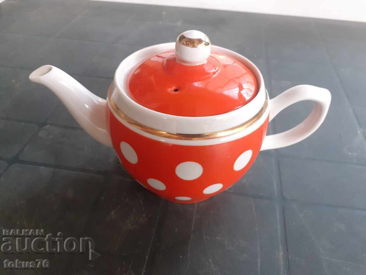Teapot - Russian porcelain with gilding