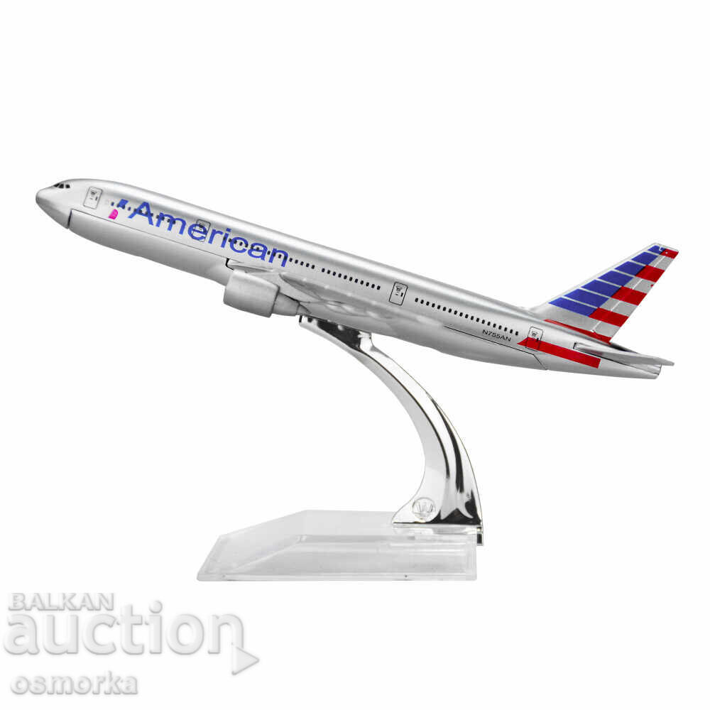 Boeing 777 airplane model model American metal airliner flight