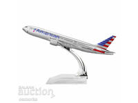 Boeing 777 airplane model model American metal airliner flight