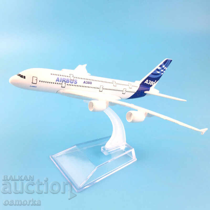 Airbus 380 airplane model Airbus Airlines metal airplane with price 32.00 BGN | € 16.36 Airbus 380 airplane model Airbus Airlines metal airplane with price 32.00 BGN | € 16.36