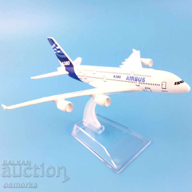 Delivery of Airbus 380 airplane model Airbus Airlines metal airplane Delivery of Airbus 380 airplane model Airbus Airlines metal airplane