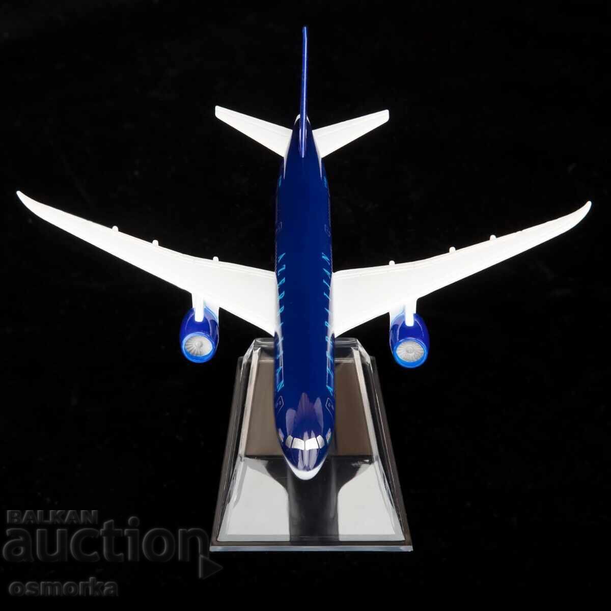 Licitație Machetă de model de avion Boeing 787 Cutie de căptușeală metalică Azerbaidjan Licitație Machetă de model de avion Boeing 787 Cutie de căptușeală metalică Azerbaidjan